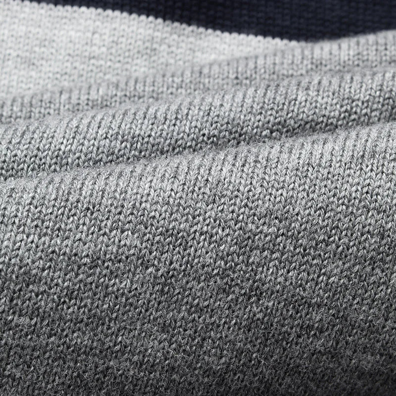 Casual Men's Sweater O-Neck Striped Slim Fit Knittwear 2026 Autumn Mens Sweaters Pullovers Pullover Men Pull Homme M-4XL