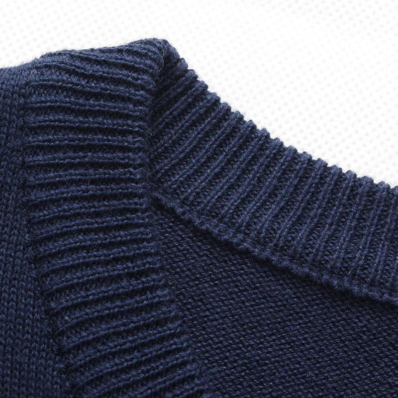 Casual Men's Sweater O-Neck Striped Slim Fit Knittwear 2026 Autumn Mens Sweaters Pullovers Pullover Men Pull Homme M-4XL