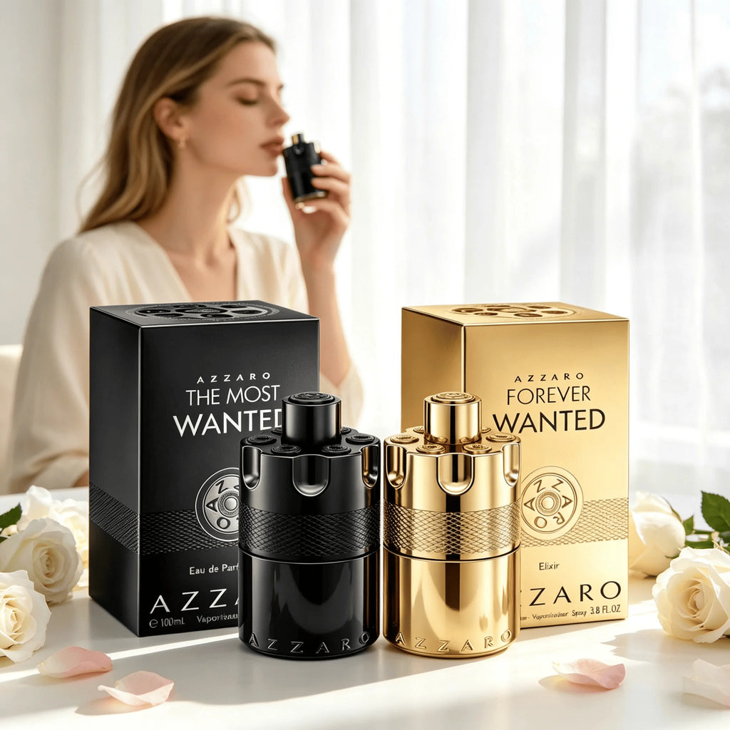 Azzaro Forever Wanted Elixir、Azzaro Wanted、Azzaro The Most Wanted、The Most Wanted Oody Fragrance For Date Night – Long-Lasting Wear – Luxury Perfume Sophisticated Best For Date Night Tail Notes of Vanilla, Amber, an