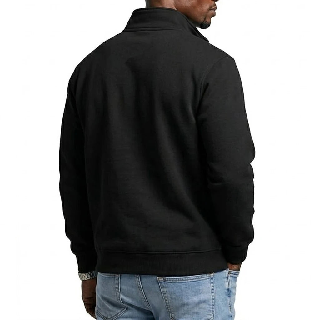 Outdoor Men Zipper Sweatshirts Spring Quarter Zip Pullover Half Zipper Hoodie for Men Gym Man Autumn Solid Men's Sweatshirt Coat