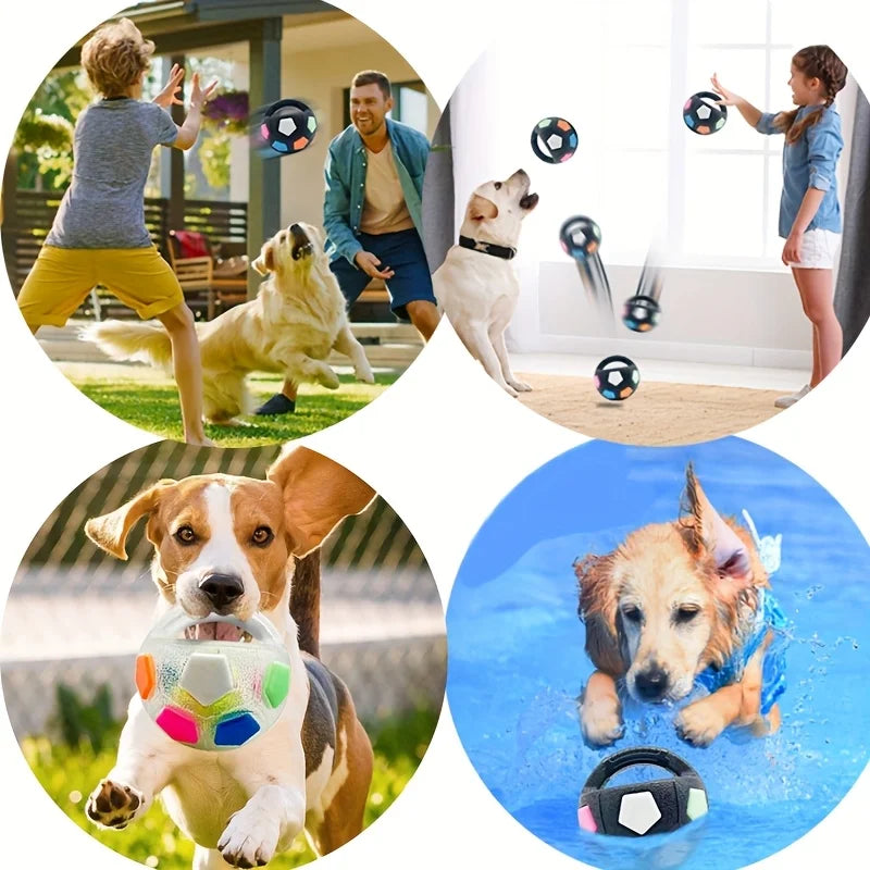 Soccer Ball Pet Vocal Toy, Durable TPR Material, Dog Toy With Carrying Handle, Suitable for Throwing , Interactive Pet Toy