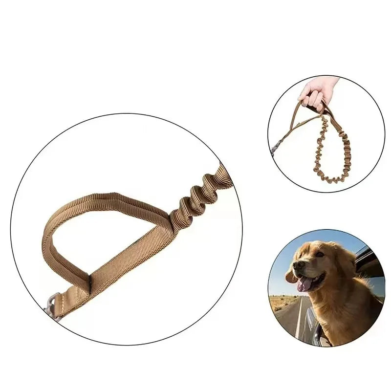 Hands Free Dog Leash Reflective Leash with Waist Bag Dog Traction Rope Retractable Elastic Belt for Running Walking Pet Product