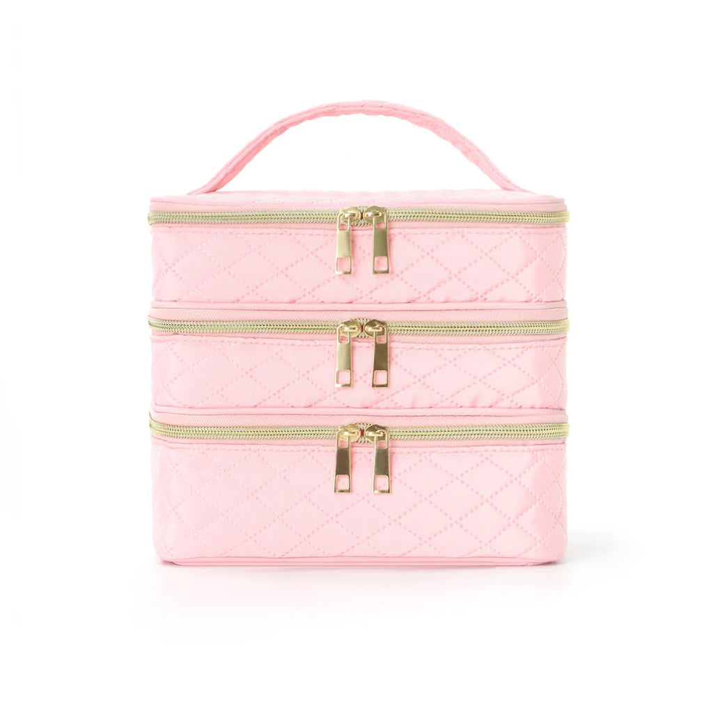 Portable 3 Layer Nail Polish Organizer BagTravel Essential Storage Women Use Professional Nail Tech Tools Case
