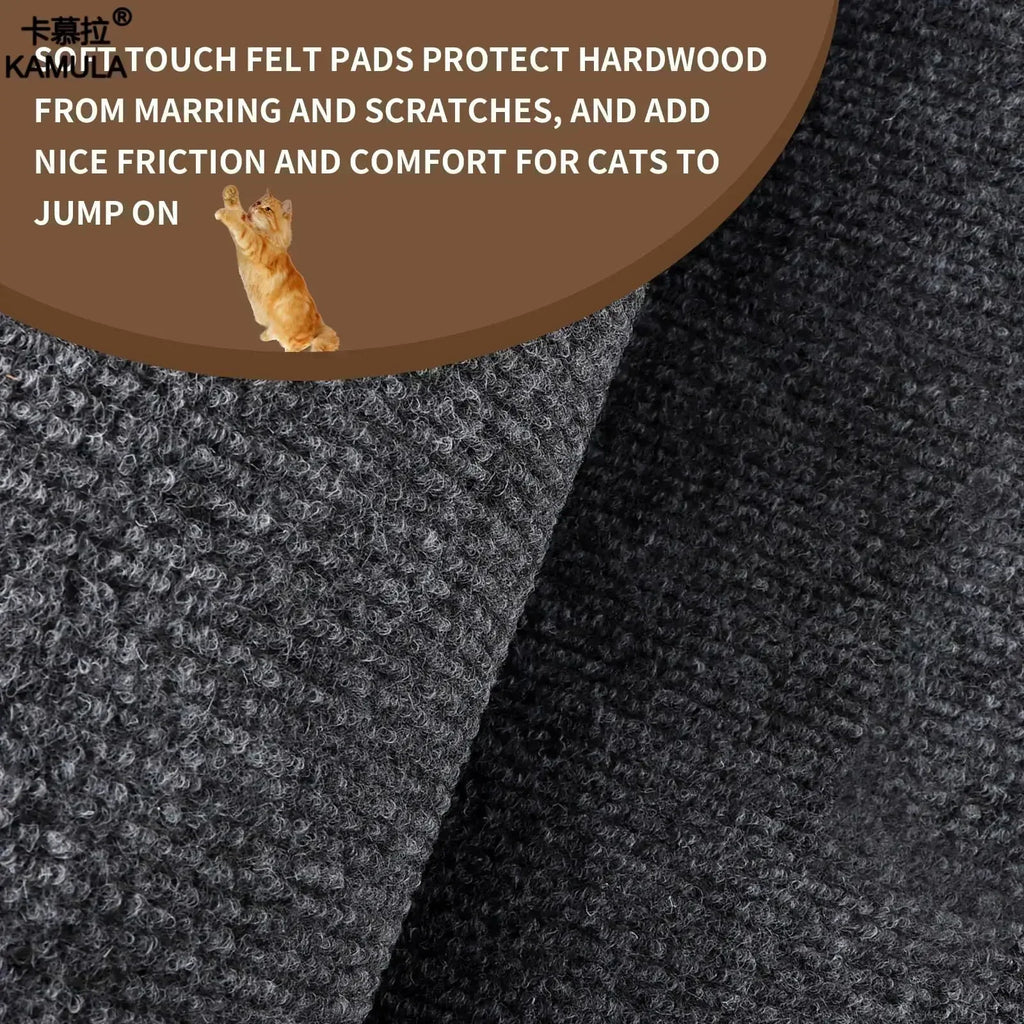 Trimmable Self Adhesive Cat Scratch Carpet Mat Anti Scratch Wall Scratcher Furniture Protector Cat Claw Grinding Pad 7 Colors