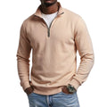 Outdoor Men Zipper Sweatshirts Spring Quarter Zip Pullover Half Zipper Hoodie for Men Gym Man Autumn Solid Men's Sweatshirt Coat