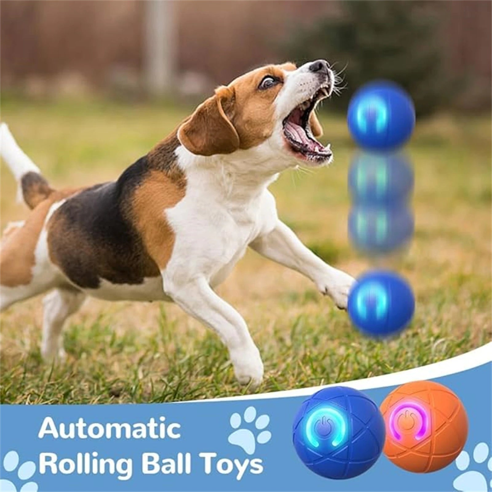 Smart Dog Toys Ball Electronic Interactive Pet Toy Moving Ball USB Automatic Moving Bouncing for your pet.