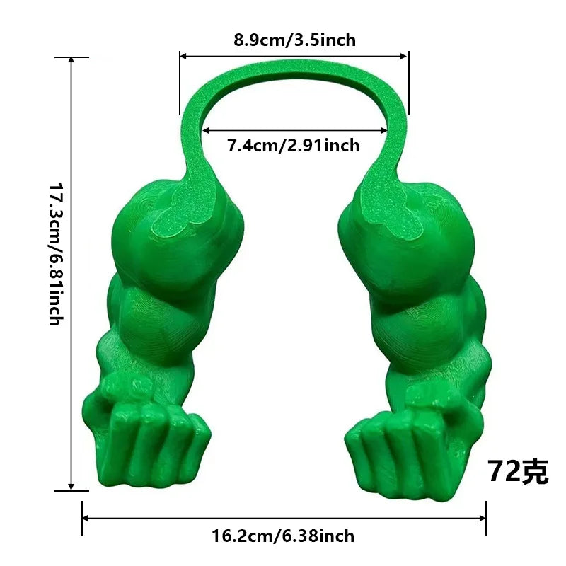 3D Printed Buff Muscle Arms Pet Costume, Funny Hulk Cosplay Accessory for Cats and Small Dogs, Hilarious Halloween Party Photo P