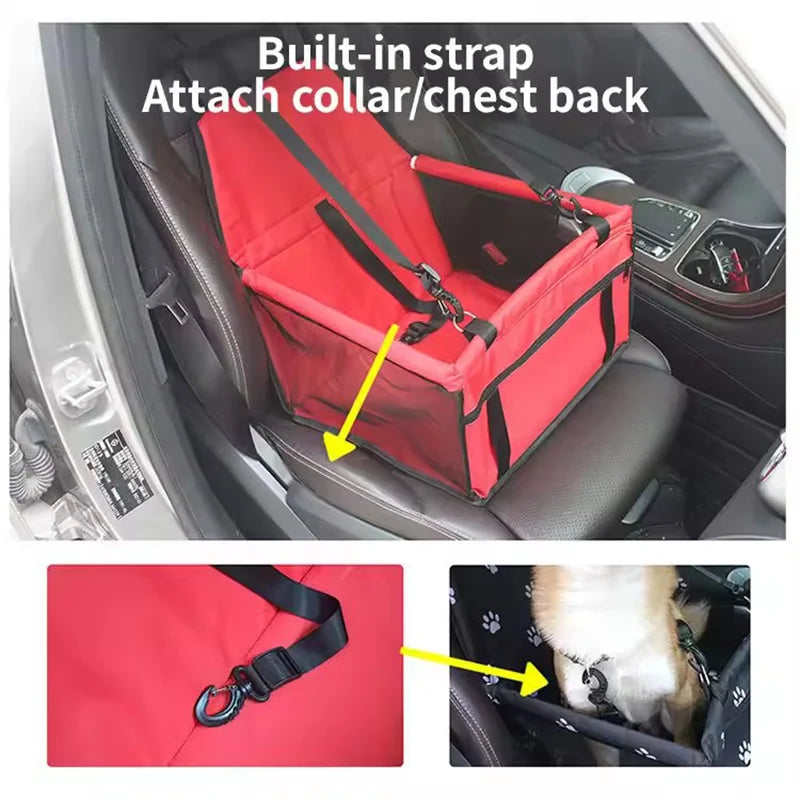 Foldable Car Dog Seat for Small Medium Dogs - Safe Comfortable Portable Pet Travel Booster Seat Easy to Store Pet Supplies